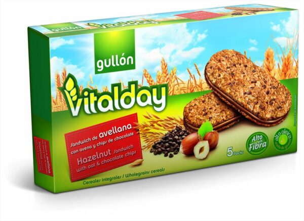 GULLON VITALDAY SAND AVELLA 220G