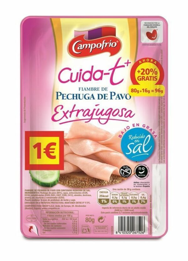 CAMPOFRIO PIT GALL DINDI REDUIT EN SAL 75GR