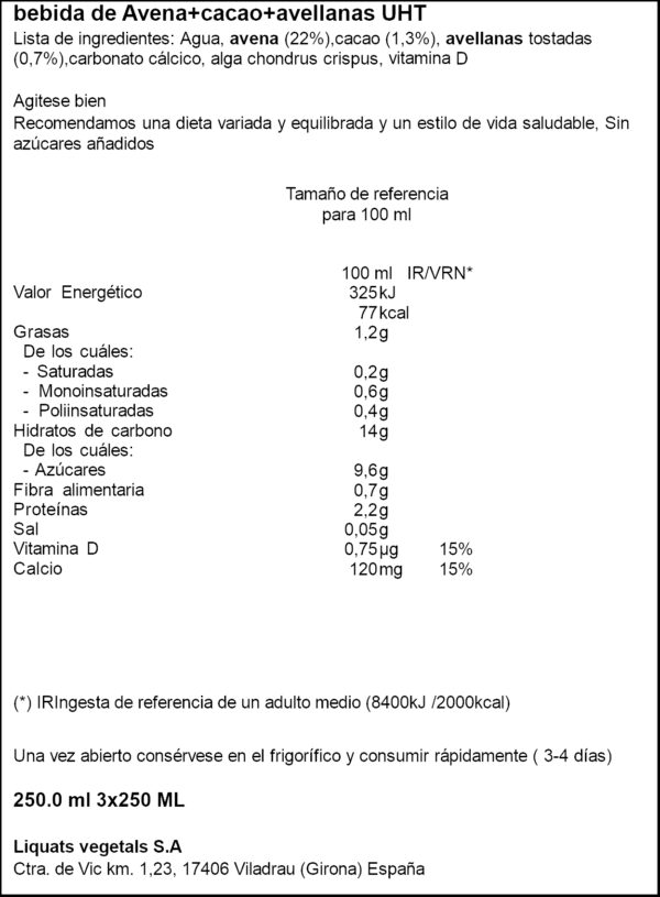 YOSOY BEGUDA XOCO-CIVADA 3X250ML