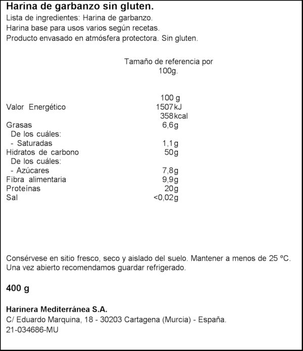 HARIMSA FARINA DE CIGRO 400GR