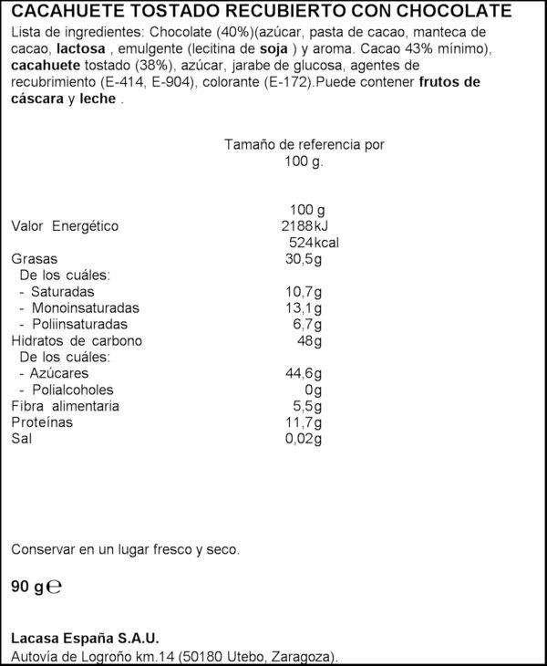 CONGUITOS NEGRES 90GR