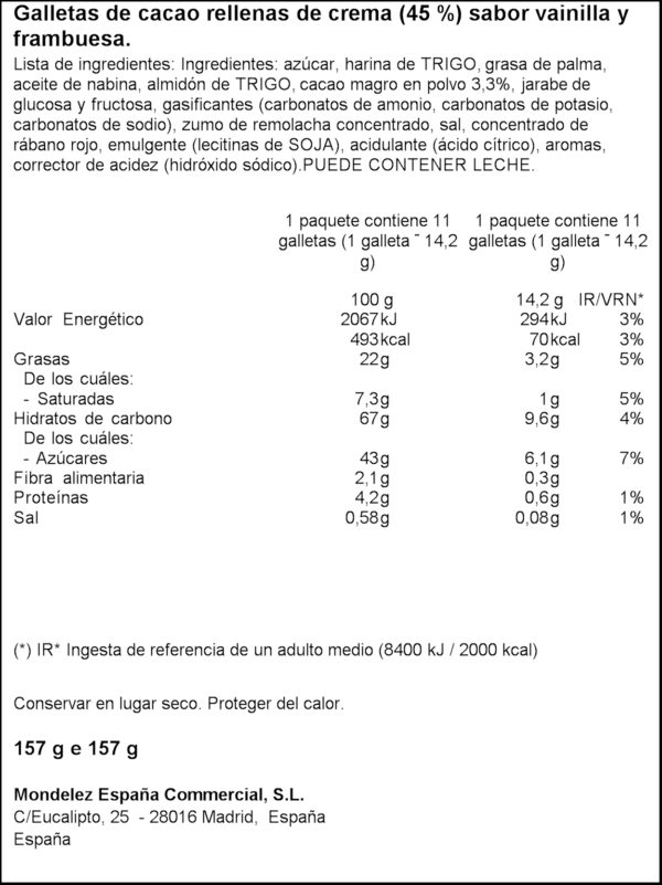 OREO REMIX MADUIXA/GERDS 157GR