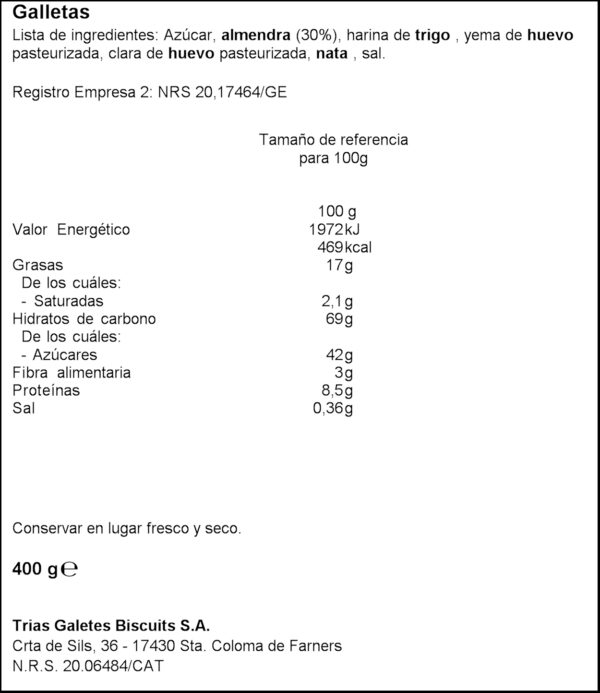 TRIAS TEULES ASSORTIMENT 400G