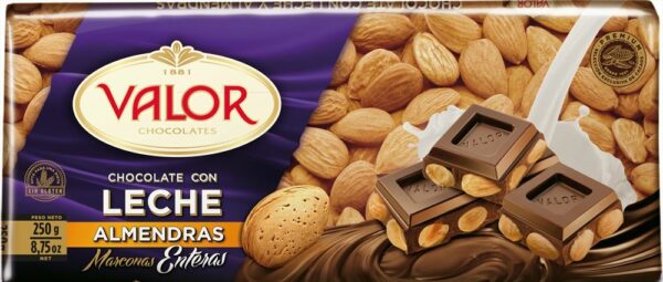 VALOR XOCOLATA LLET AMETLLA 250G