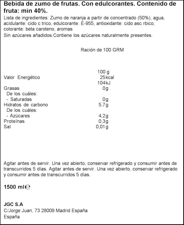 DON SIMON DISFRUTA TARONJA 1,5L