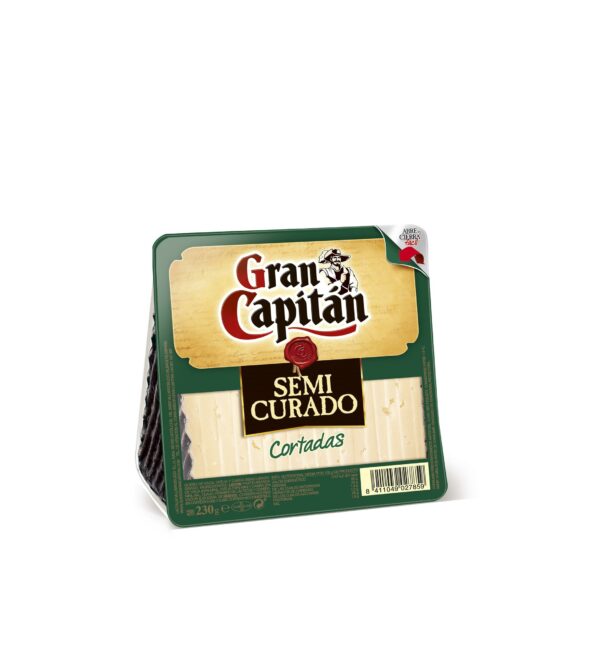 G.CAPITAN FORMATGE SEMI CURAT TALL CUNYA 230GR