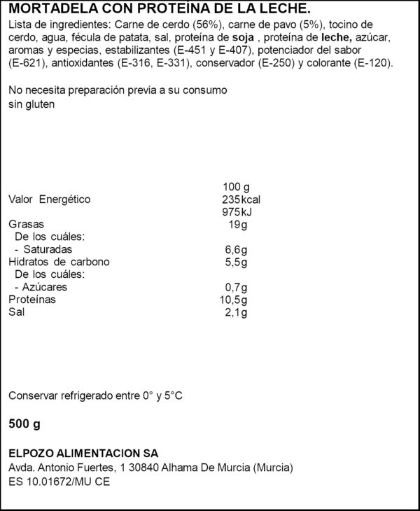 EL POZO MORTELÂ·LA SICILIANA 650GR