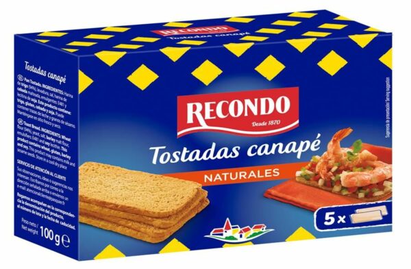 RECONDO TOSTA CUADRADA 100GR