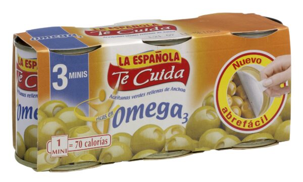 LA ESPAÑOLA OLIVES FARCIDES OMEGA 3X50GR