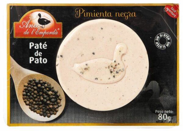 ANEC DE L'EMPORDÀ PATE AMB PEBRE NEGRE 80GR