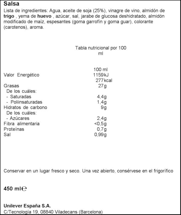 LIGERESA MAIONESA 425ML