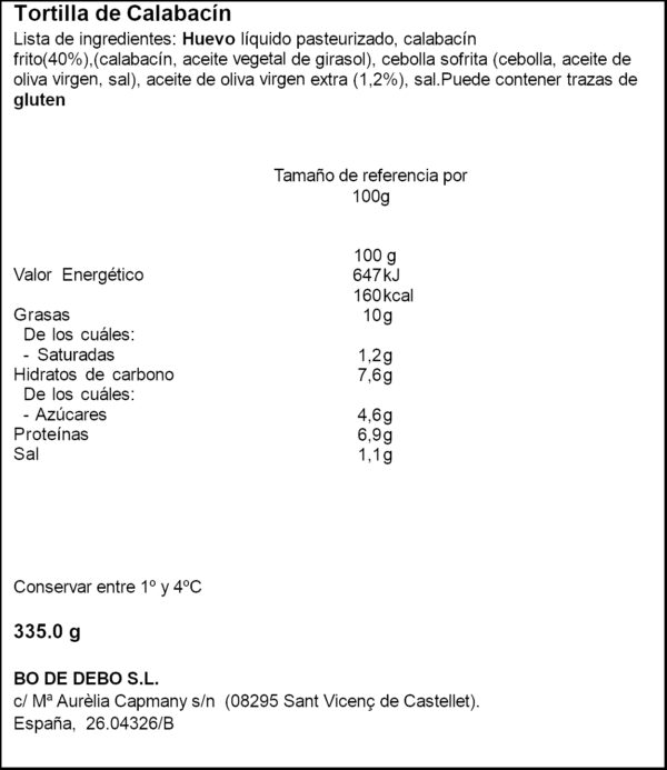 BO DE DEBO TRUITA DE CARBASSÓ 330GR