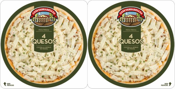 TARRADELLAS PIZZA 4FORMATGES 2X210GR