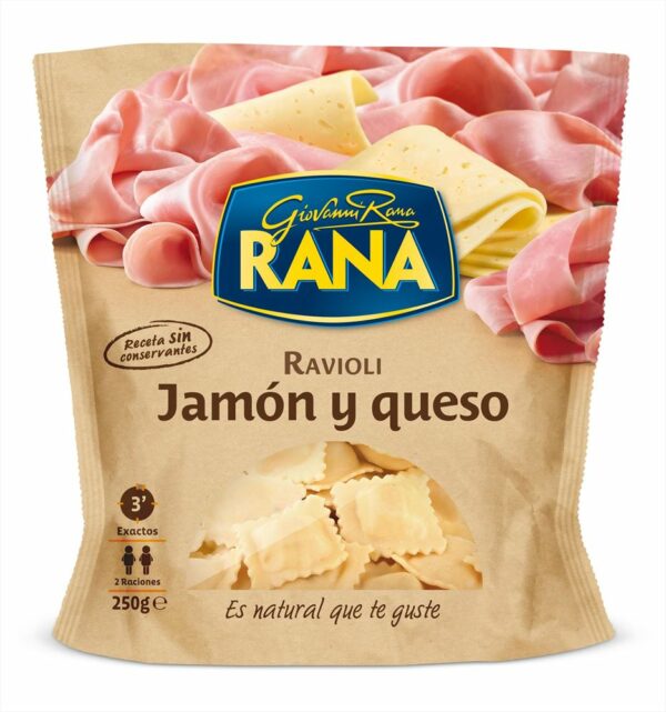 RANA RAVIOLI PERNIL/FORMATGE 250GR