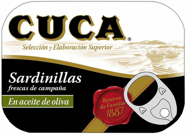 CUCA SARDINILLA OLI OLIVA 115GR