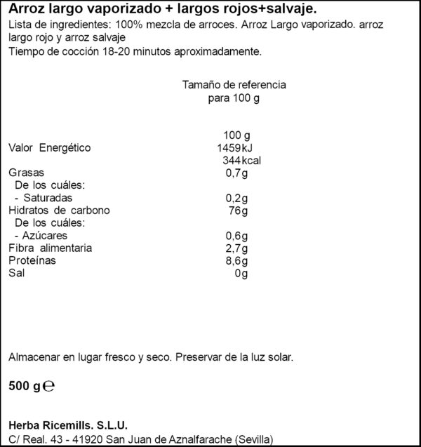 SOS ARROS ESPECIAL AMANIDES 500GR