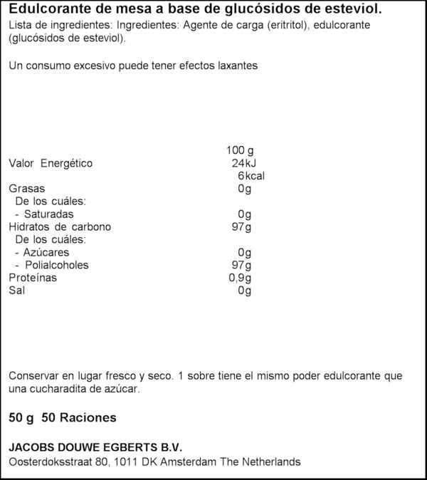 NATREEN EDULCORANT STEVIA 50GR