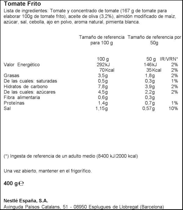 SOLIS TOMAQUET FREGIT AMB OLI D'OLIVA 400G