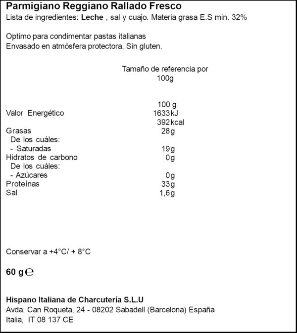 GRAN TERRE PARMAREGGIO RAPE 30%MG 60GR