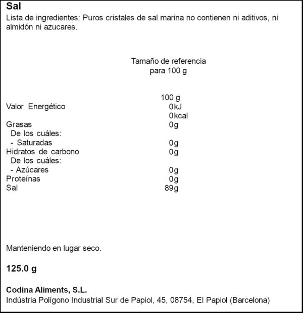 MALDON ESCATES DE SAL MARINA 125GR