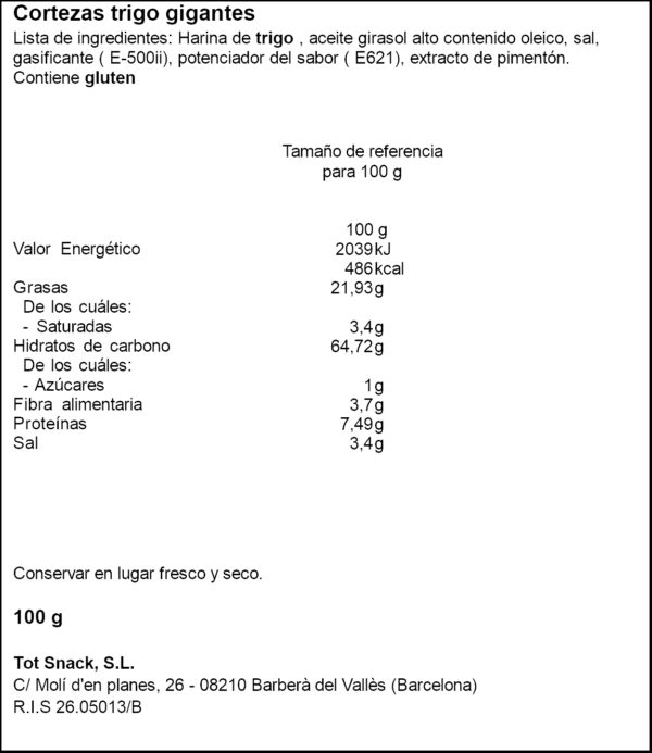 THE DAILY CRUNCHER BESTIAL ESCORÇA DE BLAT 100GR