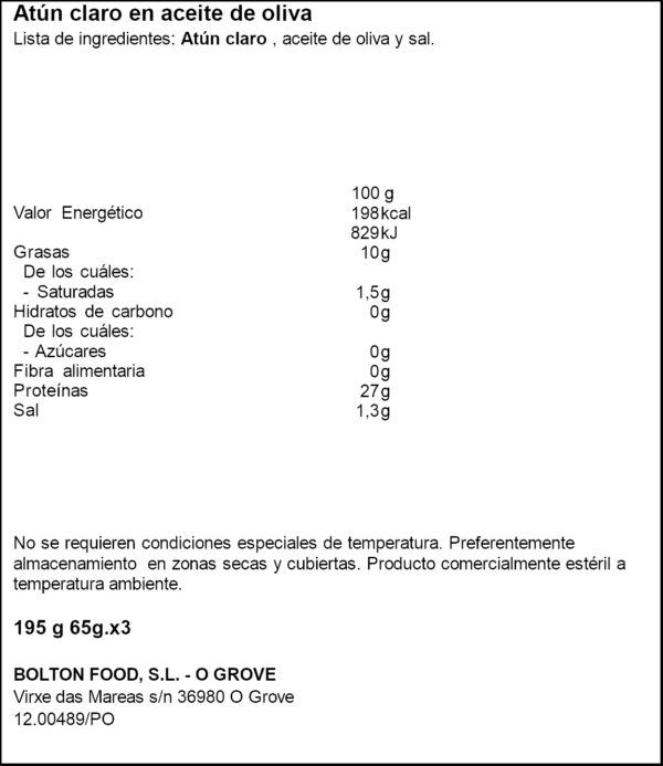 MASSO TONYINA OLI 3x70GR.