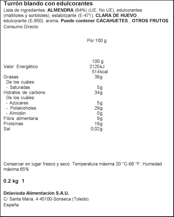 ALMENDRO CREMA TORRO S/SAL 200GR