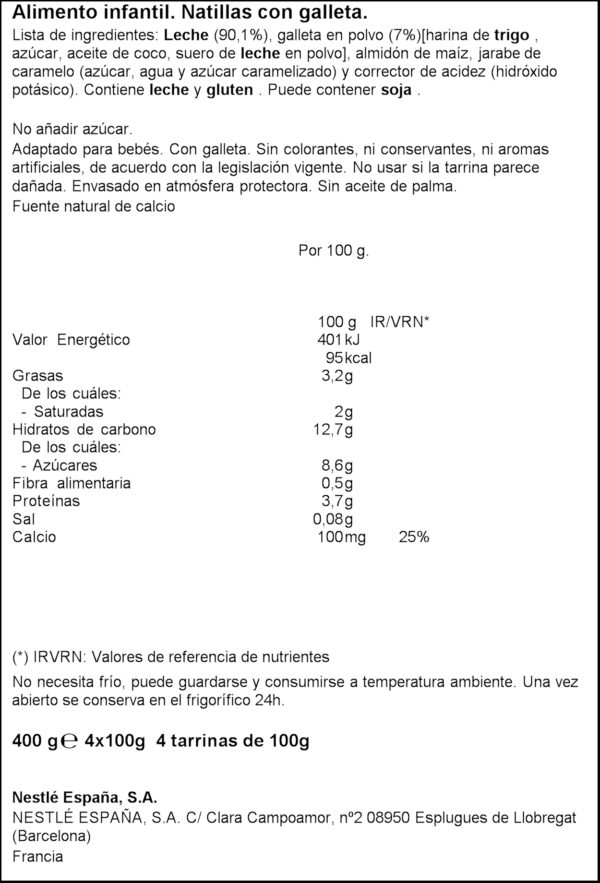 NESTLE YOGOLINO GALETA 4X100GR