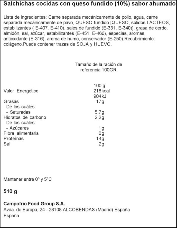 CAMPOFRIO SALSITXES CAMPESAN 3X170GR